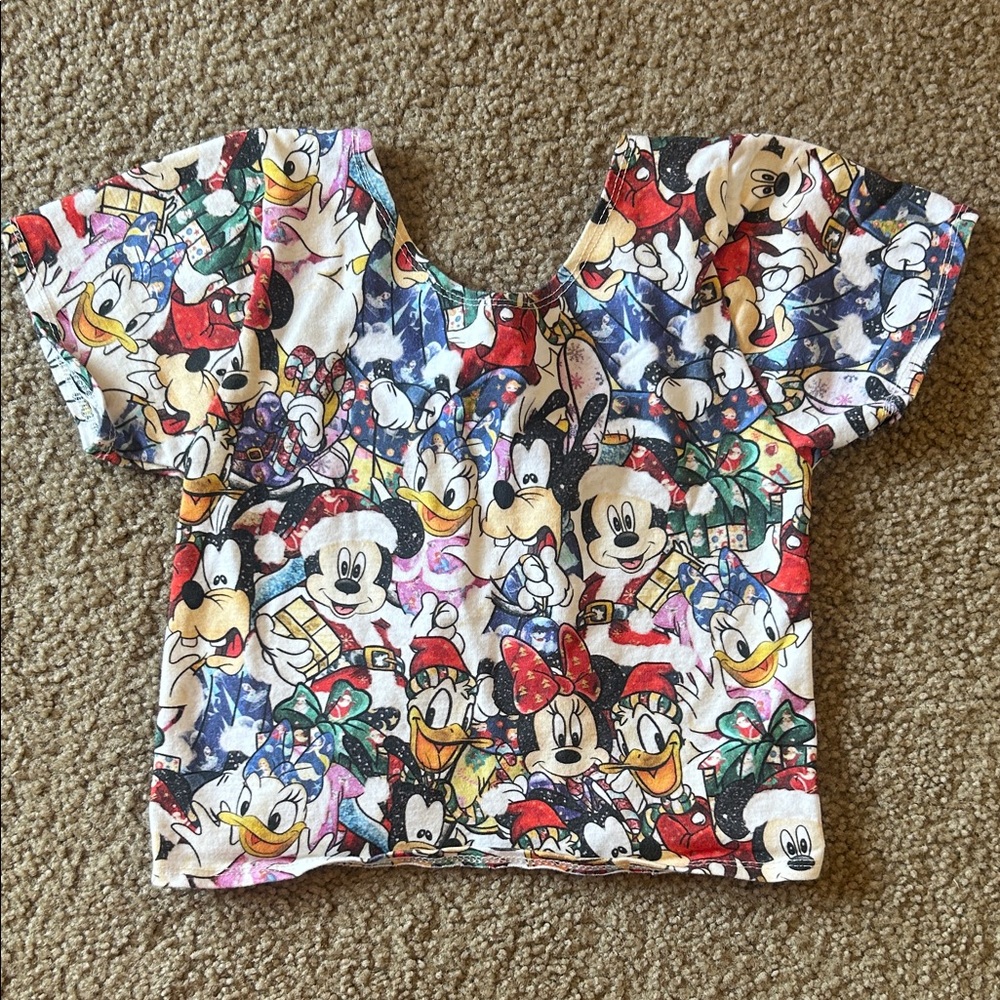 Disney Cartoon Character Christmas Tee